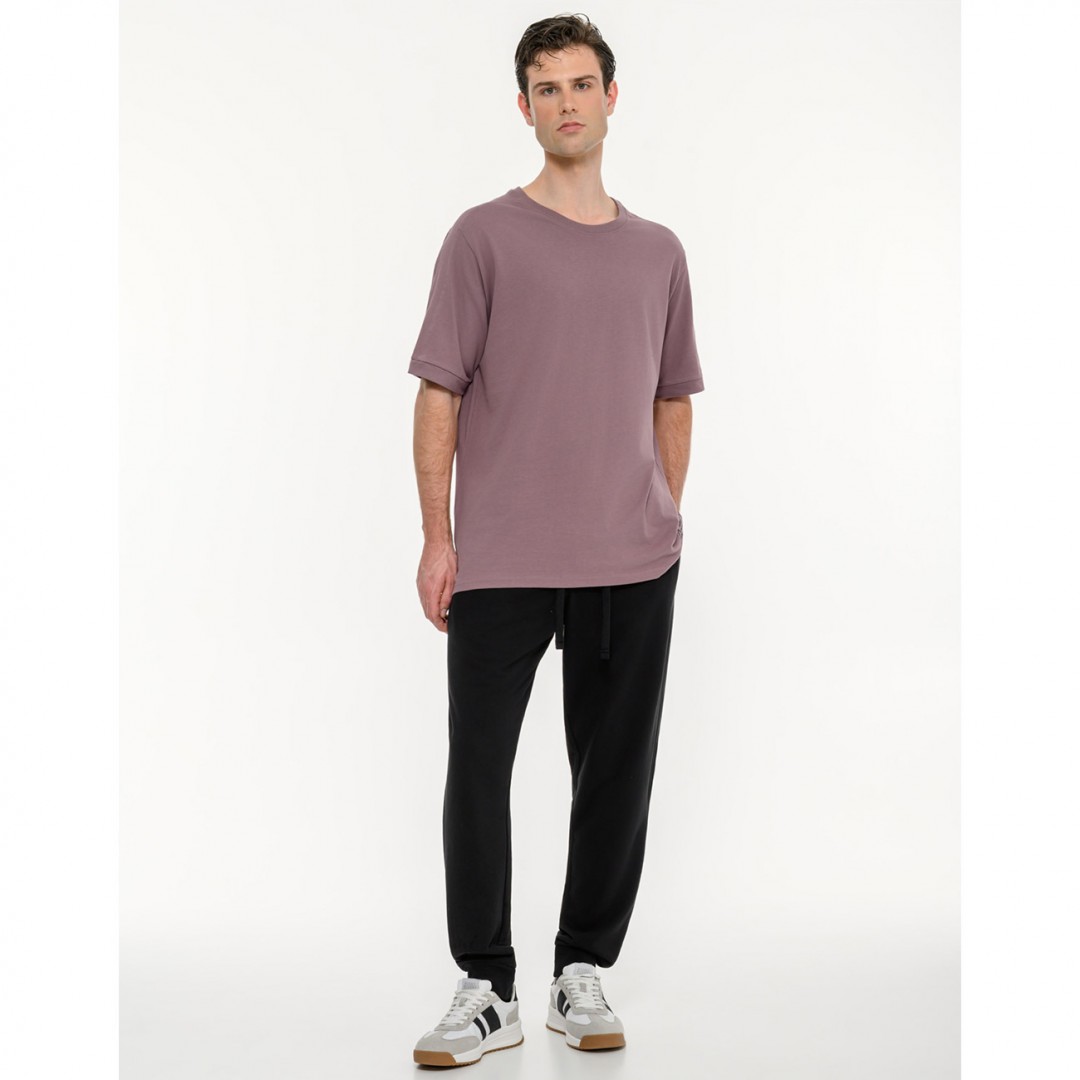 BODYTALK GEOMETRY TSHIRT SS 1261-957028-00958 Καφέ
