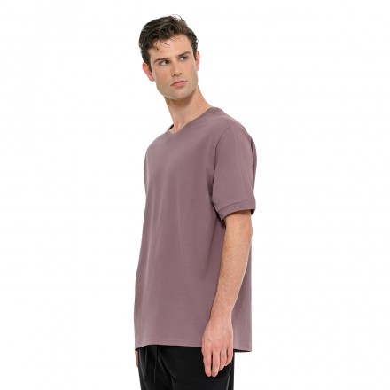 BODYTALK GEOMETRY TSHIRT SS 1261-957028-00958 Καφέ