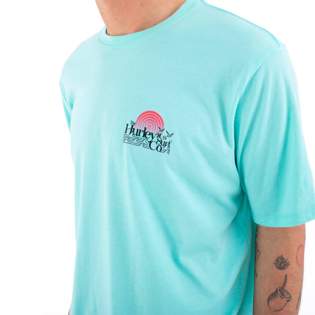 HURLEY EVD WINDSWELL SS MTS0039300-H3020 Turquoise