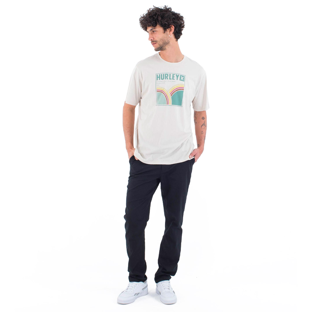 HURLEY EVD ROLLING HILLS SS MTS0039290-H073 Εκρού