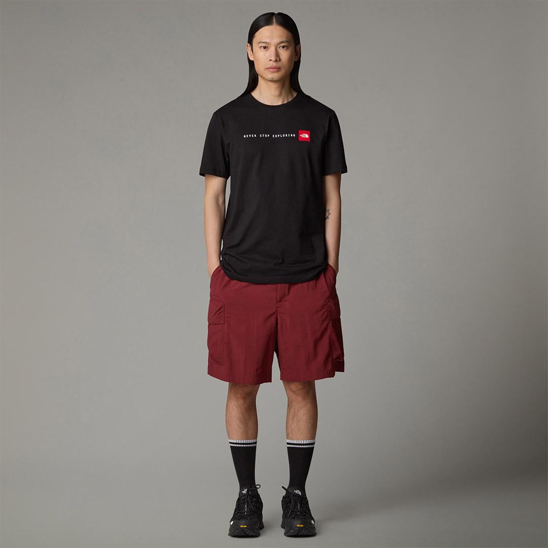 THE NORTH FACE S/S NEVER STOP EXPLORING TEE NF0A87NSJK3-JK3 Black