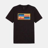 PUMA GRAPHICS PUMA BOX TEE 684827-01 Μαύρο Εικόνα 2
