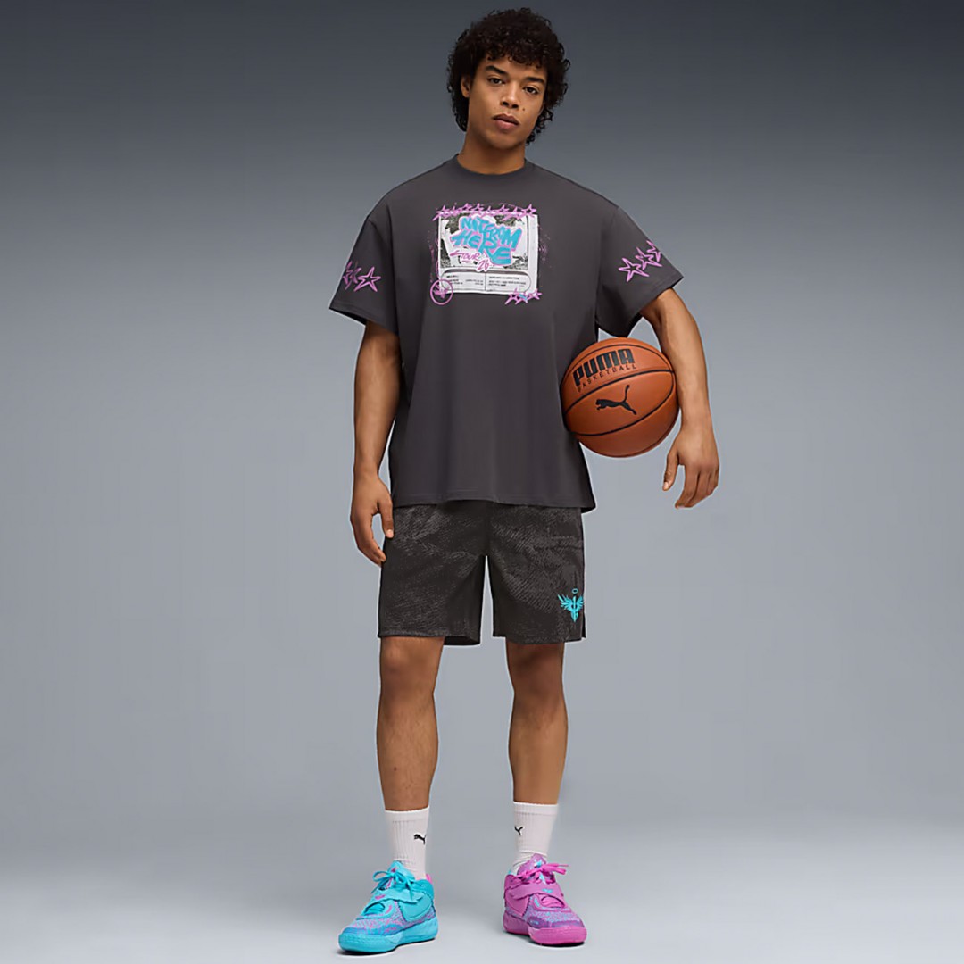 PUMA MELO X HIVE TEE II 634610-02 Coal