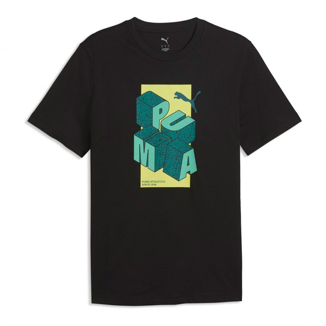 PUMA GRAPHIC PUMA TEE 691782-01 Μαύρο