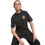PUMA DOWNTOWN GRAPHIC TEE 539181-01 Black Image 