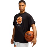 PUMA HOOPTOPIA BREAK FAST TEE 632881-01 Black Image 