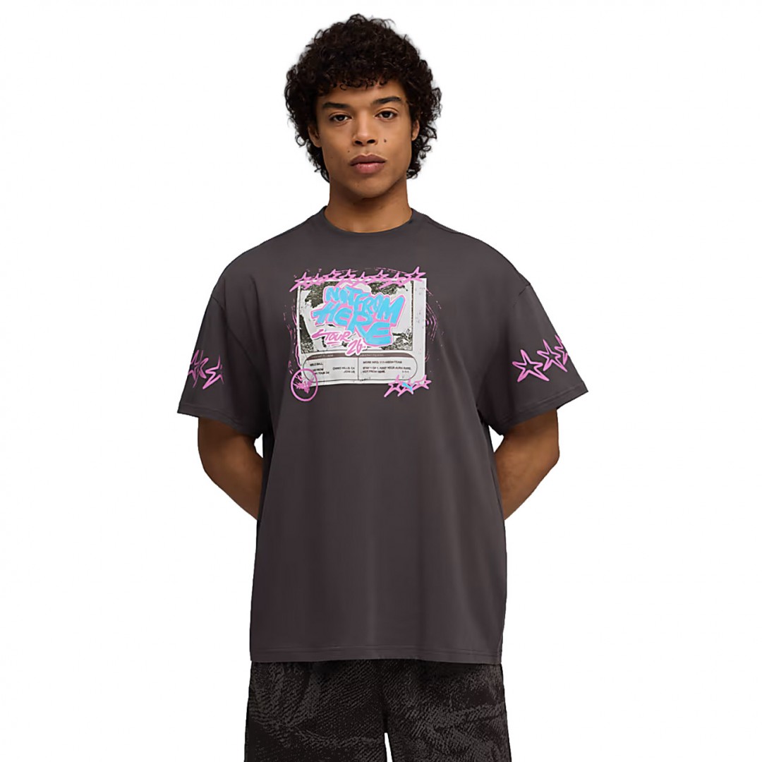 PUMA MELO X HIVE TEE II 634610-02 Coal