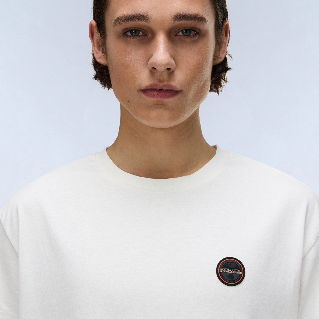 NAPAPIJRI S-BADGE SS 1 NP0A8949206-206 Λευκό