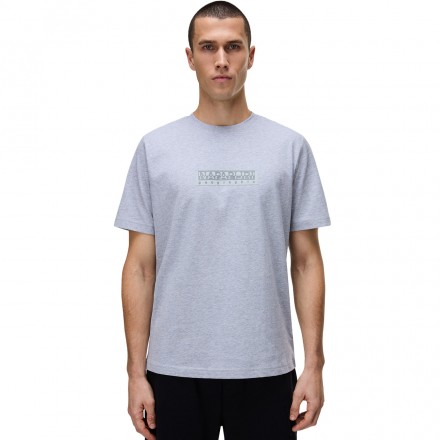 NAPAPIJRI S-BOX LOGO SS NP0A4IFL795-795 Γκρί