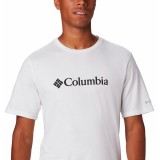 COLUMBIA CSC BASIC LOGO SHORT SLEEVE 1680053-100 White Image 1