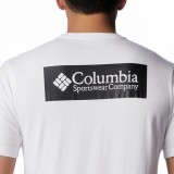COLUMBIA NORTH CASCADES SHORT SLEEVE TEE 1834041A-118 Λευκό Εικόνα 3
