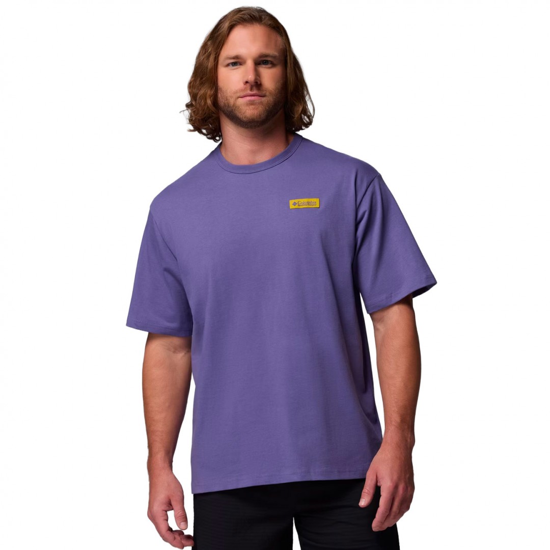 COLUMBIA CSC HEAVYWEIGHT ICONIC TEE 2155061-525 Μωβ