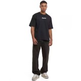 KARL KANI RETRO PATCH PRINT T-SHIRT KM253-001-1-BLACK Black Image 1