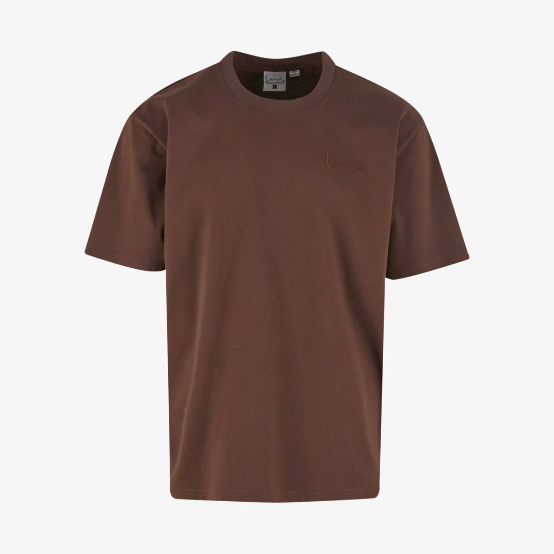 KARL KANI SLOGAN BOXY T-SHIRT KM261-002-1-BROWN Καφέ