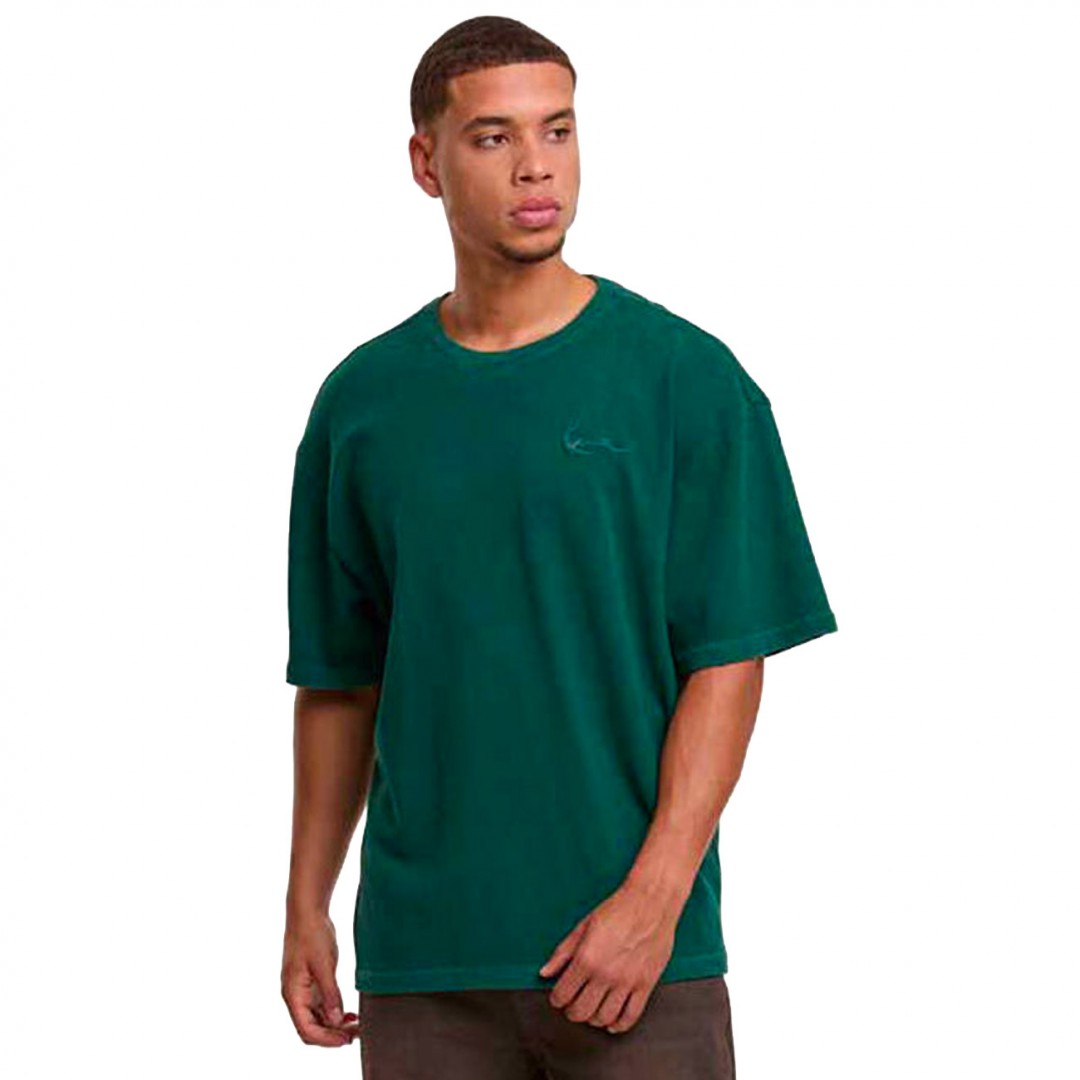 KARL KANI SIGNATURE WASHED OVERSIZED T-SHIRT KM261-016-1-GREEN Green