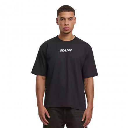 KARL KANI RETRO PATCH PRINT T-SHIRT KM253-001-1-BLACK Black