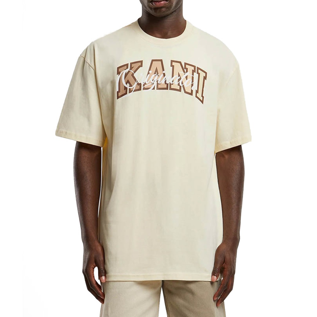 KARL KANI SERIF ORIGINATOR TEE KM242-001-1-OFF WHITE Ecru