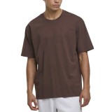 KARL KANI SLOGAN BOXY T-SHIRT KM261-002-1-BROWN Καφέ Εικόνα 