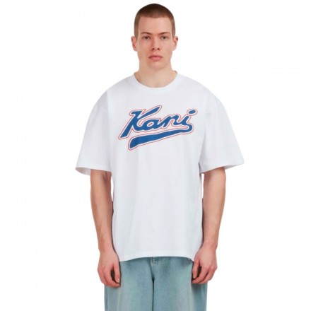 KARL KANI VARSITY PRINT T-SHIRT KM253-002-1-WHITE White