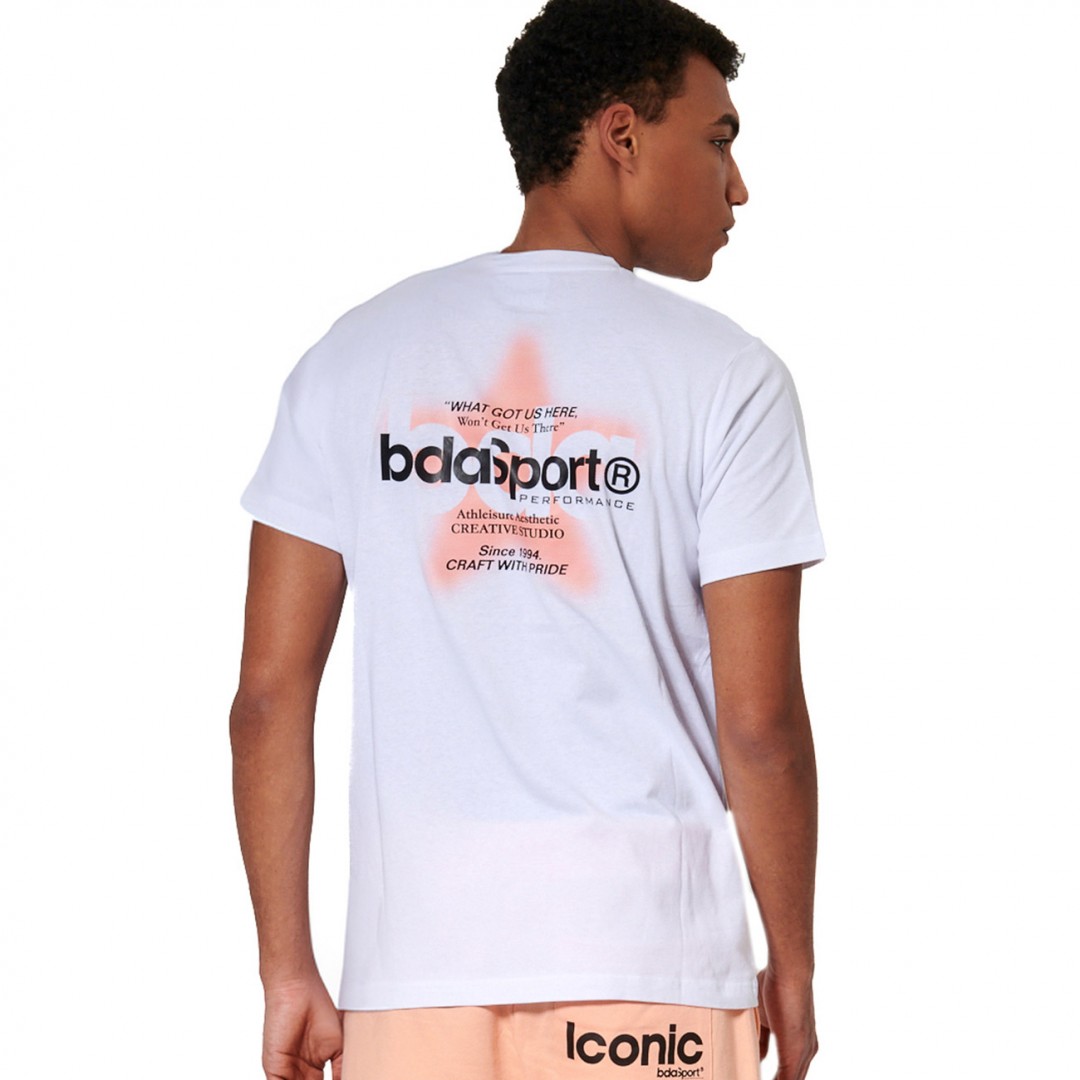 BODY ACTION MEN'S SLIM FIT  T-SHIRT 053618-01-02 White