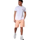 BODY ACTION MEN'S SLIM FIT  T-SHIRT 053618-01-02 White Image 1