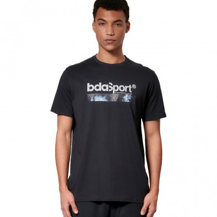 BODY ACTION MEN'S LOGO T-SHIRT 053616-01-01 Black