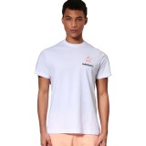 BODY ACTION MEN'S SLIM FIT  T-SHIRT 053618-01-02 White Image 