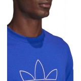 adidas Originals TREFOIL LOGO OUTLINE TEE GF4098 Royal Blue Image 4