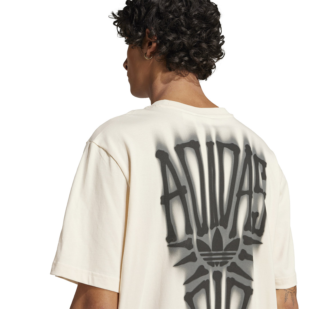 adidas Originals SKELETON SK TEE JN4560 Εκρού