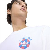 adidas Originals FTBL GFX SS T KD1424 Λευκό Εικόνα 1