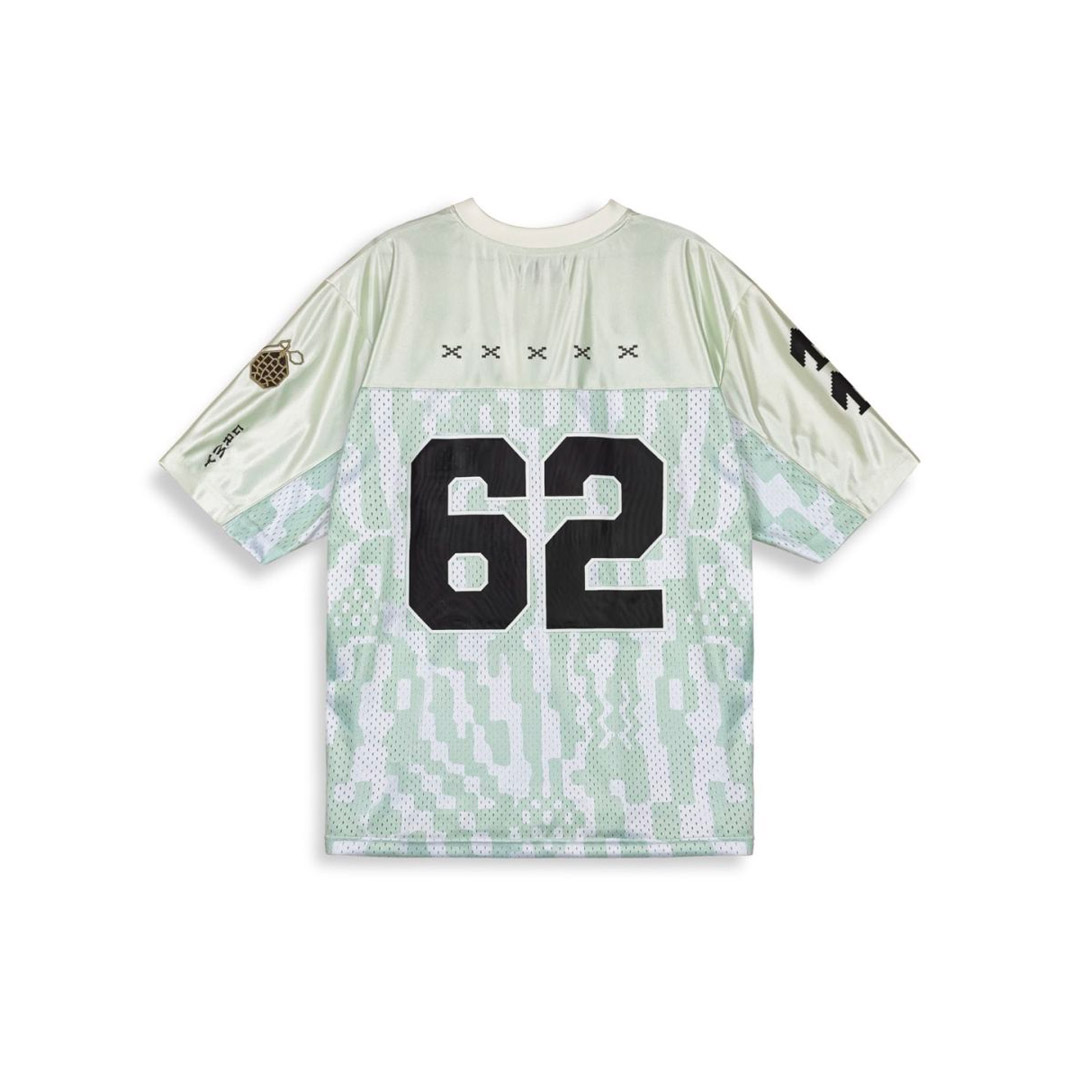 GRIMEY LUCKY DRAGON MESH FOOTBALL JERSEY GFJ112-WHT White