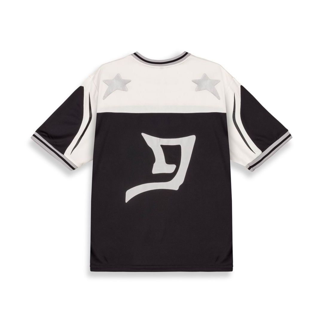 GRIMEY INFAMOUS DEEPER V NECK OVERSIZE TEE GAVN729-BLK Black
