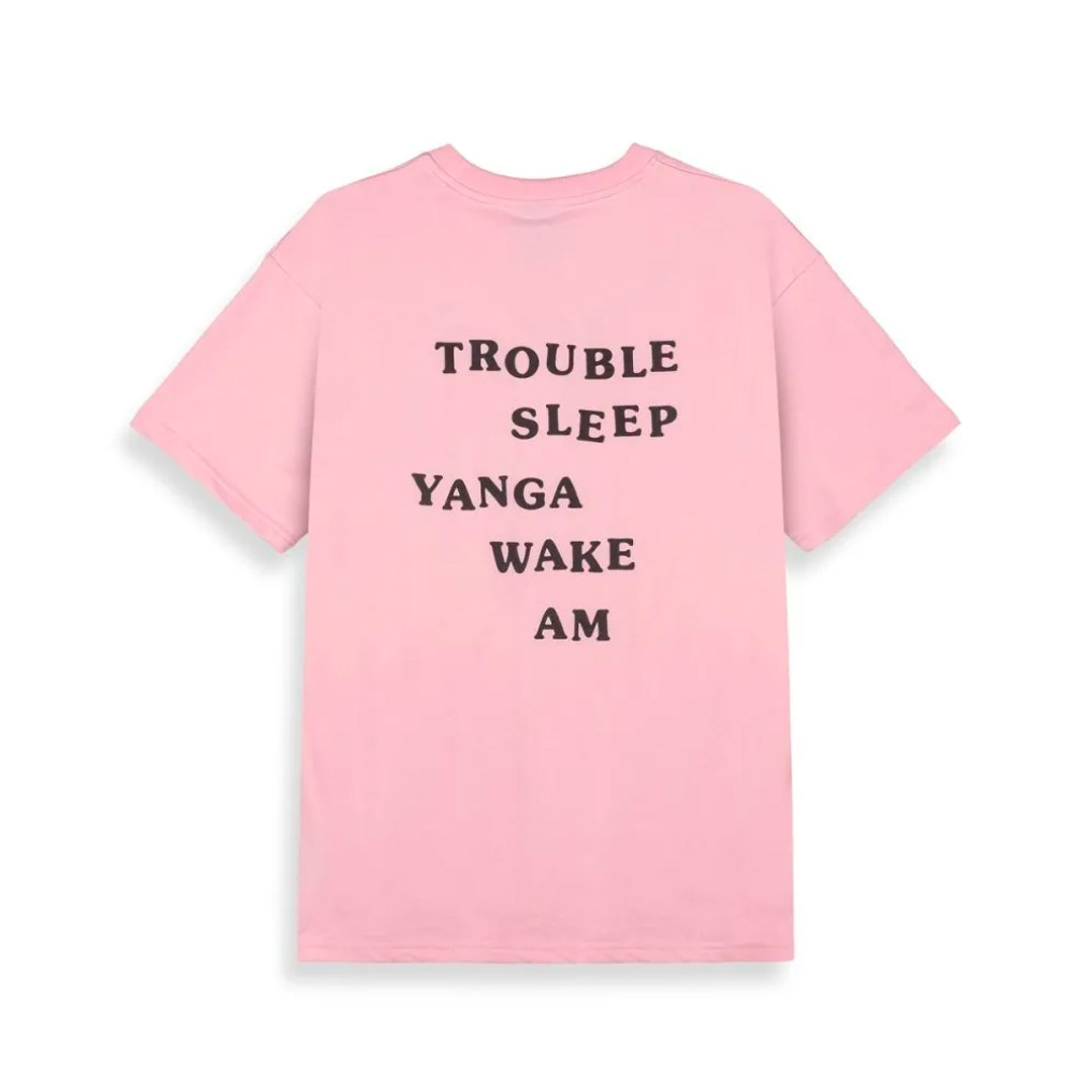 GRIMEY THE TROUBLE SLEEP REGULAR TEE GA756-LPNK Pink