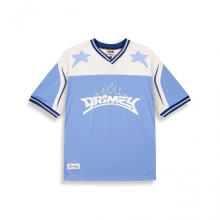 GRIMEY INFAMOUS DEEPER V NECK OVERSIZE TEE GAVN729-LBLU Siel