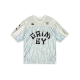 GRIMEY LUCKY DRAGON MESH FOOTBALL JERSEY GFJ112-WHT White Image 