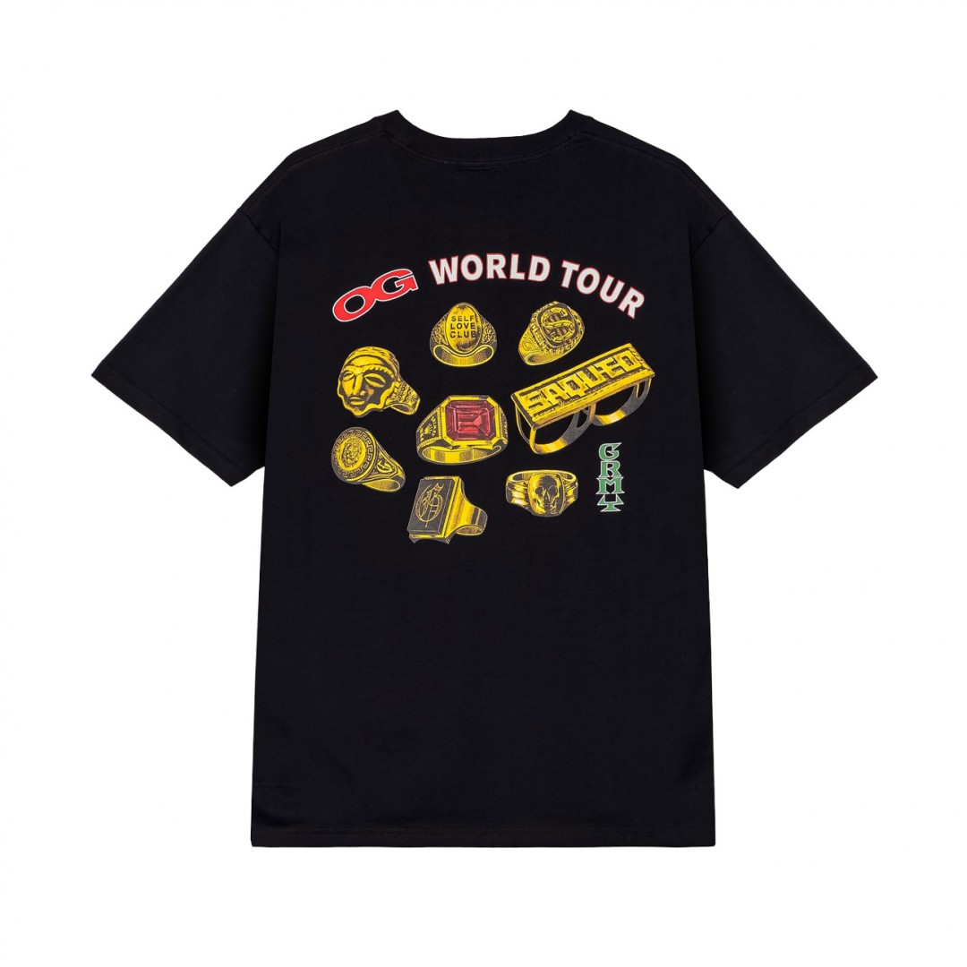 GRIMEY THE OG TOUR CLASSIC FIT TEE GAC804-BLK Μαύρο
