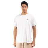 BE:NATION OVERSIZED GEO MAP S/S TEE 05312308-2A Εκρού Εικόνα 
