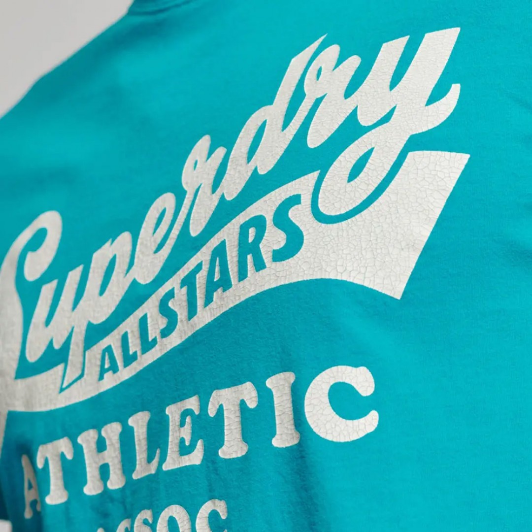 SUPERDRY D2 OVIN VINTAGE HOME RUN TEE M1011469A-42G Turquoise