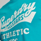 SUPERDRY D2 OVIN VINTAGE HOME RUN TEE M1011469A-42G Turquoise Image 0