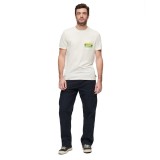 SUPERDRY D2 OVIN CALI STRIPED LOGO T SHIRT M1011904A-7BG Εκρού Εικόνα 1