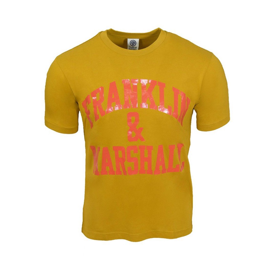 FRANKLIN MARSHALL PIECE DYED 20/1 JERSEY JM3011.000.1000P01-406 Mustard