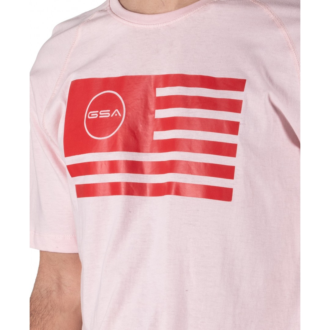 GSA SUPERLOGO T-SHIRTCOLOR EDITION 17-19035-PINK FLAG ΡΟΖ