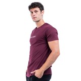 GSA SPORT LOGO T-SHIRT 28-1401-37 OXBLOOD Βordeaux Image 1