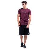 GSA SPORT LOGO T-SHIRT 28-1401-37 OXBLOOD Βordeaux Image 2