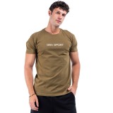 GSA SPORT LOGO T-SHIRT 28-1401-33 KHAKI Χακί Εικόνα 1