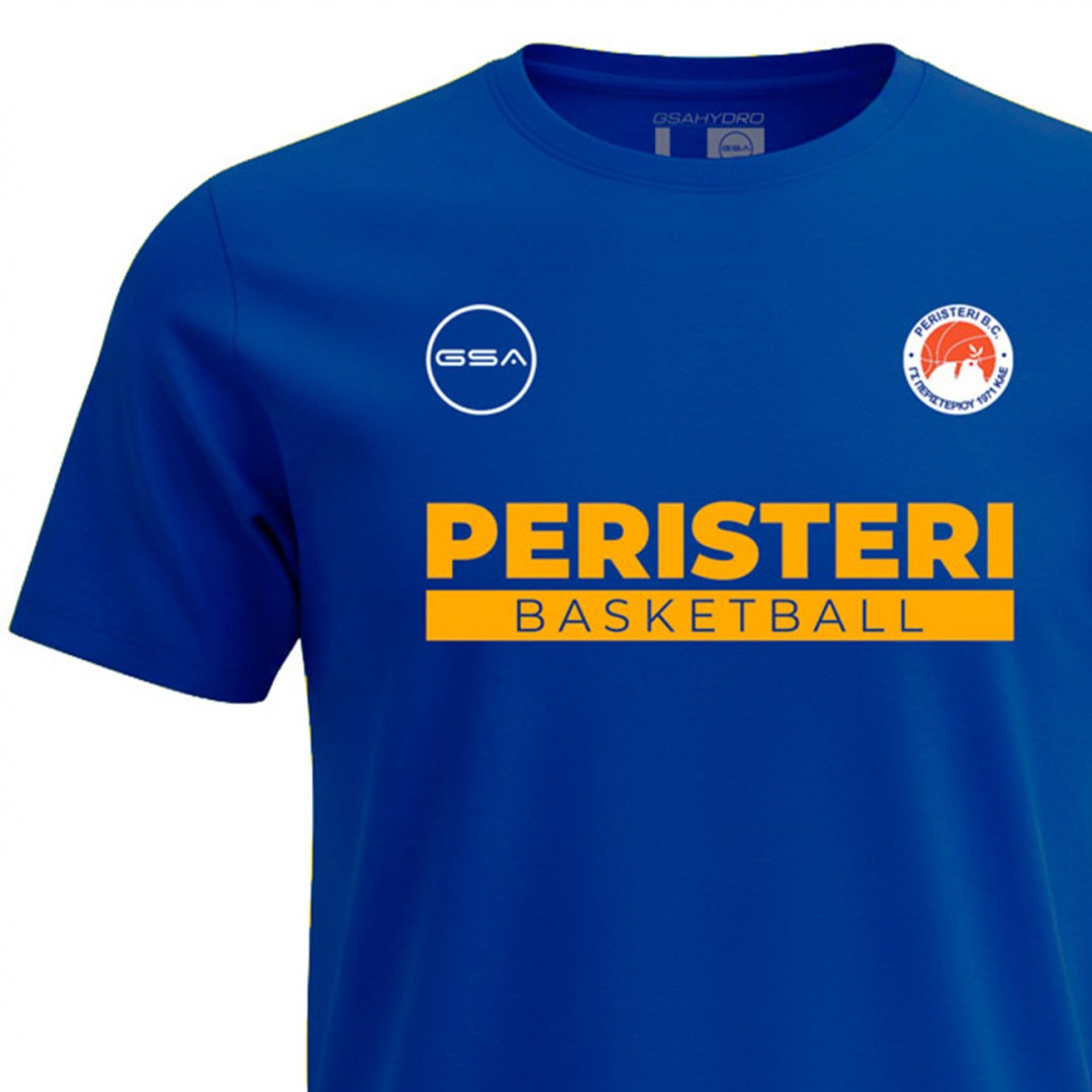 GSA PERISTERI B.C. MEN TRAINING T-SHIRT GT42549-BLUE Μπλε