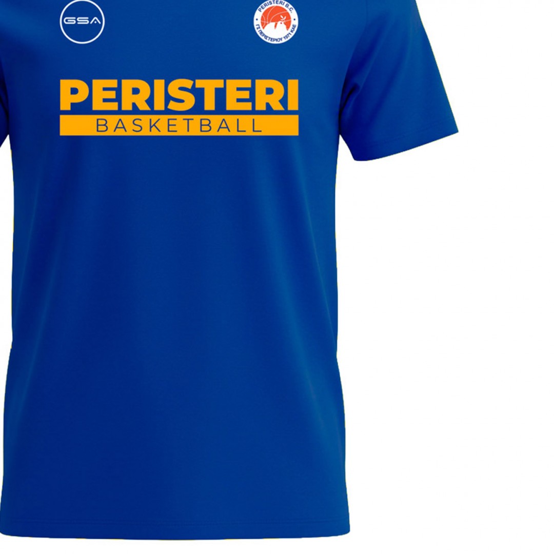 GSA PERISTERI B.C. MEN TRAINING T-SHIRT GT42549-BLUE Μπλε