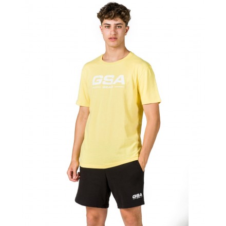 GSA ORGANIC PLUS PRINTED T-SHIRT 17-17120-21 YELLOW Yellow