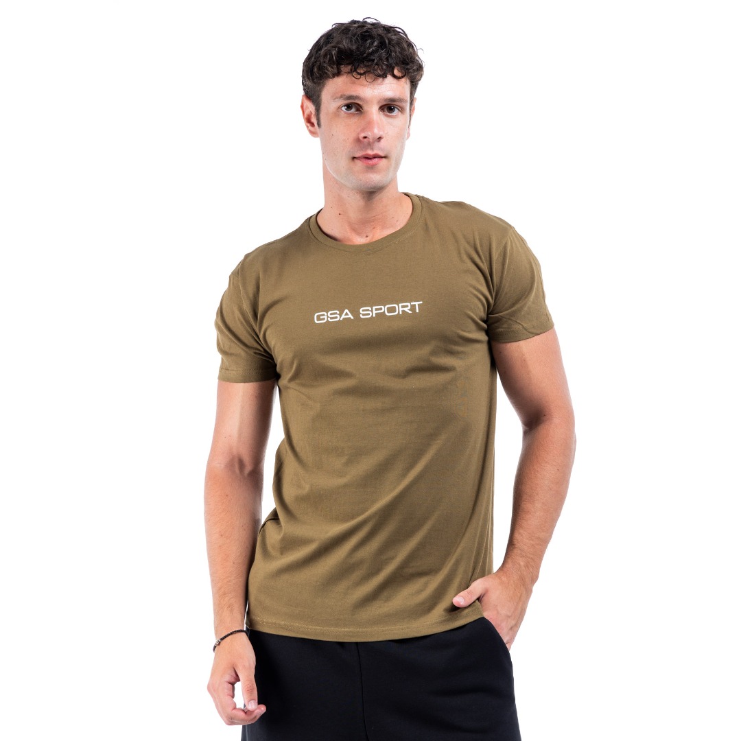 GSA SPORT LOGO T-SHIRT 28-1401-33 KHAKI Χακί