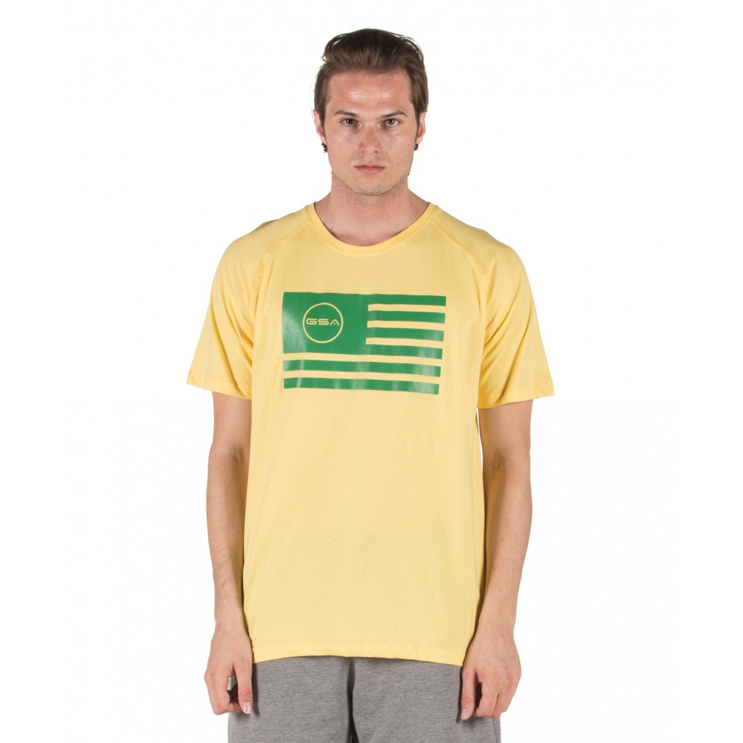 GSA SUPERLOGO T-SHIRTCOLOR EDITION 17-19038-YELLOW FLAG Yellow